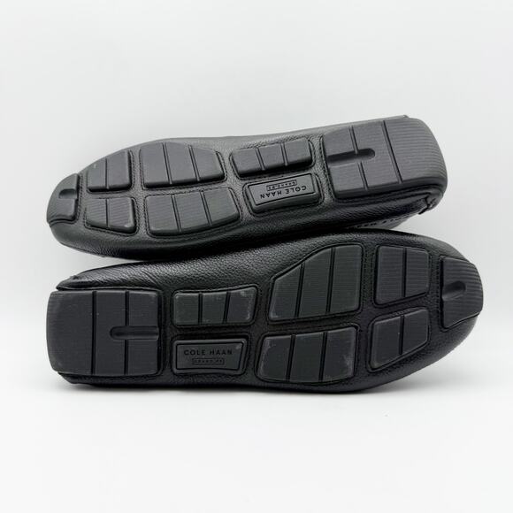 Cole Haan Mens Wyatt Slip On Penny Driver Loafer US 8.5 M Black Leather NIB - Picture 11 of 12